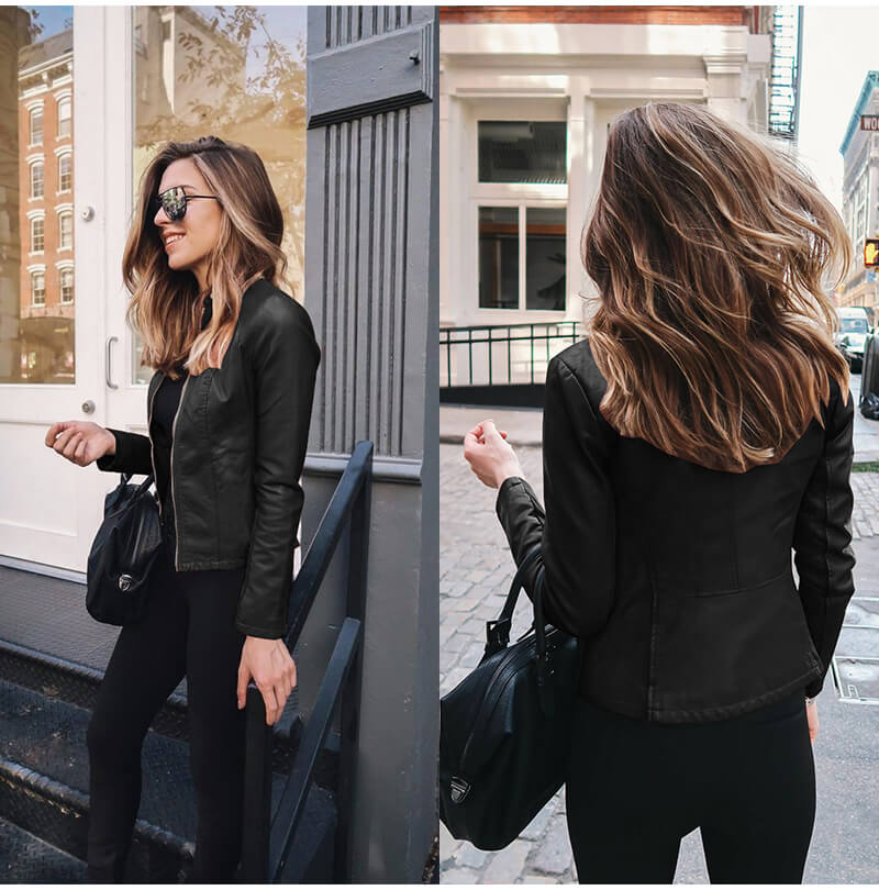 Vittoria  Italian Luxe Leather Jacket