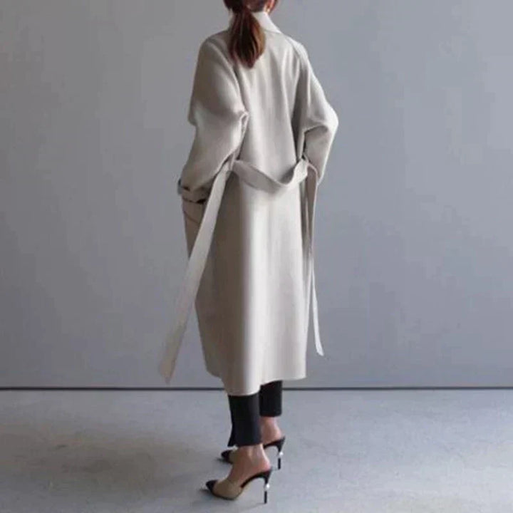 Isabelle™ | Elegant Longline Wool Coat