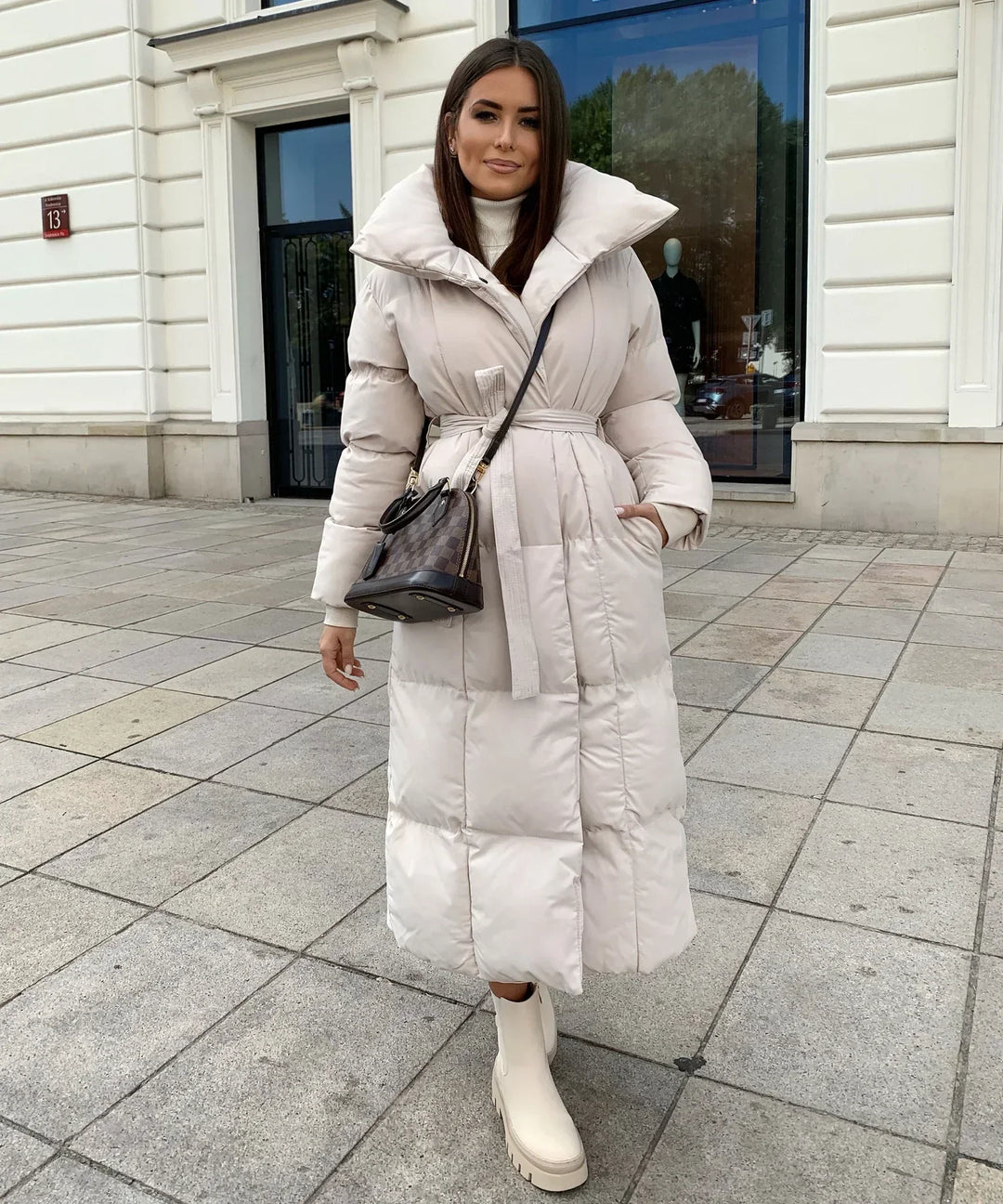 Elysia™ Belted Winter Coat