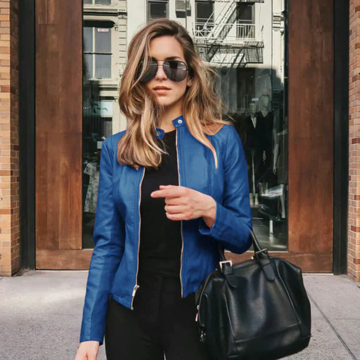 Vittoria  Italian Luxe Leather Jacket