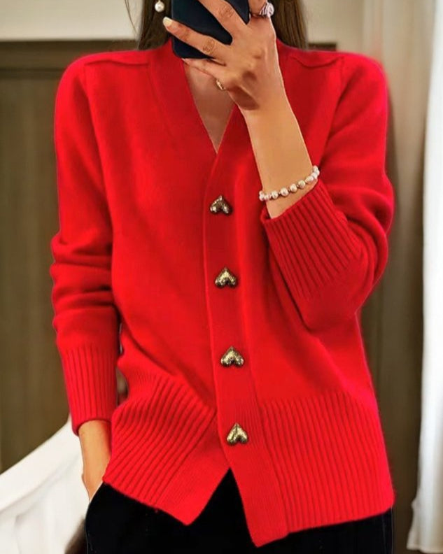 Colette™ Heart Knit Cardigan.